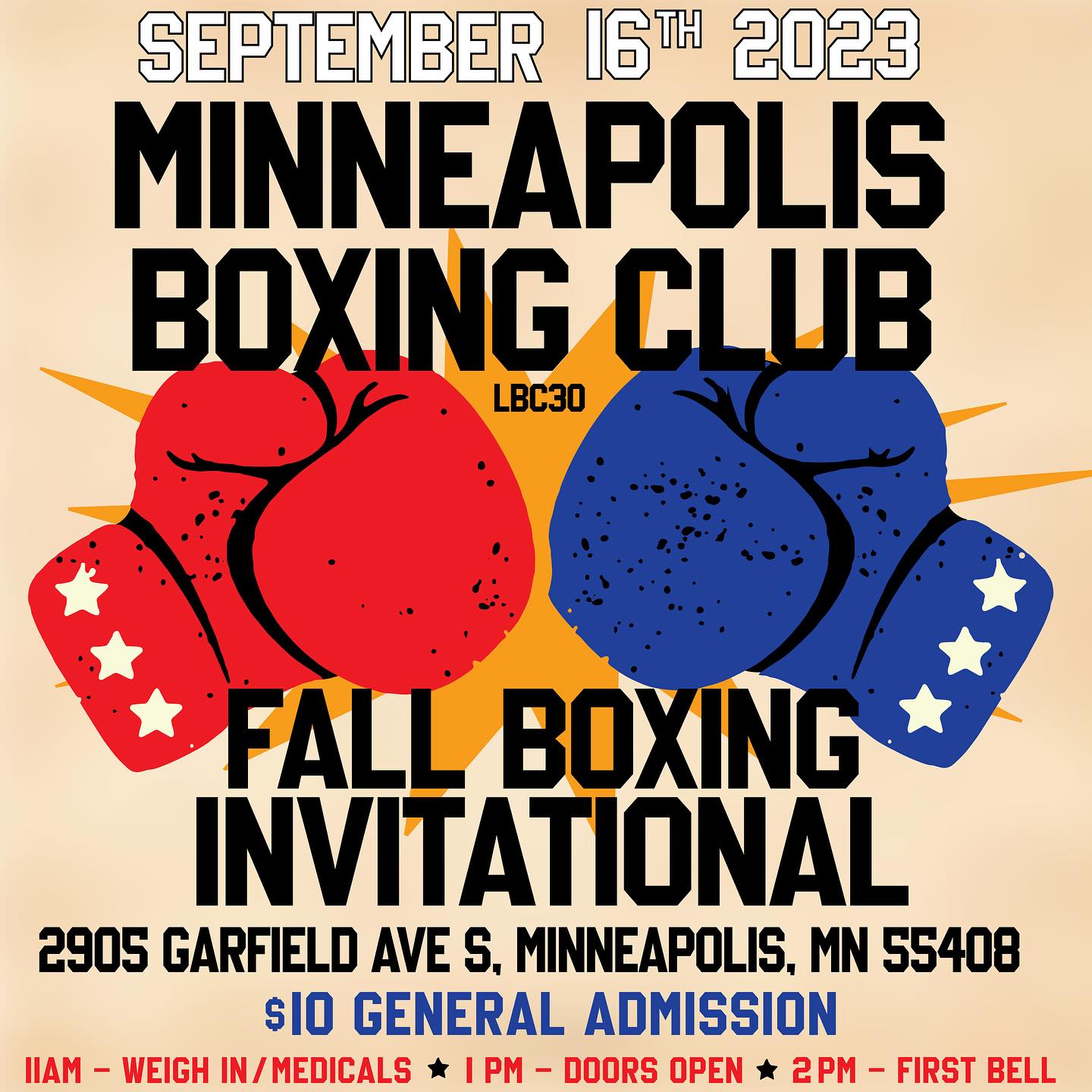 ZARO SNYDER HEADLINES MNPLS BOXING CLUB'S FIRST SHOW THIS AFTERNOON ...